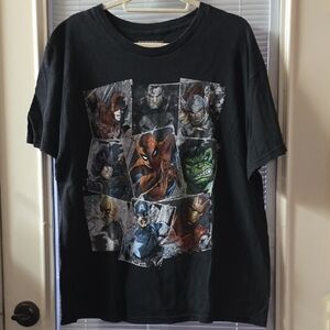 Marvel Black Superhero Collage Kids T-Shirt